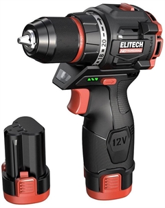 Дрель-шуруповерт CD 12L2 E2201.038.01 (с 2-мя АКБ, кейс) Elitech