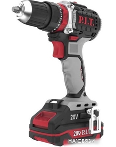Ударная дрель-шуруповерт PSB20H-10C/1 (с 1-им АКБ, кейс, оснастка) P.i.t