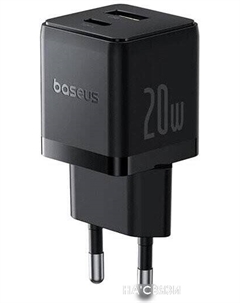 Сетевое зарядное Palm Fast Charger C+U 20W EU P10111608113-01 (черный) Baseus