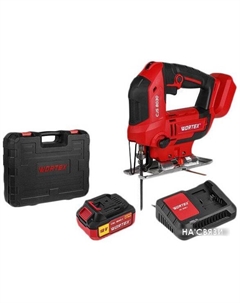Электролобзик CJS 8030 1333371 (с 1-им АКБ, кейс) Wortex