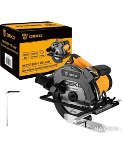 Дисковая (циркулярная) пила DKCS1800-190 Laser 083-1011 Deko