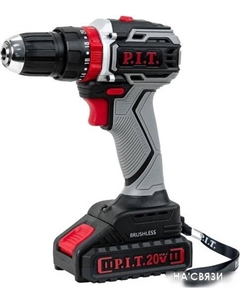 Ударная дрель-шуруповерт PSR18-D4 (с 2-мя АКБ, кейс, набор оснастки) P.i.t