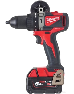 Ударная дрель-шуруповерт M18 BLPD2-502X 4933464517 (с 2-мя АКБ 5 Ач, кейс) Milwaukee