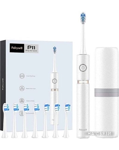 Электрическая зубная щетка P11 (белый, 8 насадок) Fairywill