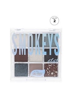 Набор теней для век 9 цветов La rosa