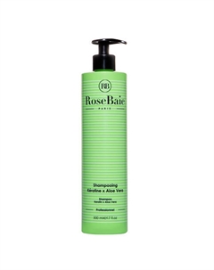 Шампунь для волос кератиновый с экстрактом алоэ вера Shampoing Keratine X Aloe Vera 500 Rb rosebaie paris