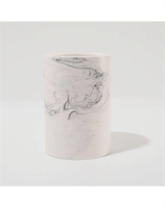 Стакан для зубных щеток, мраморный, из архитектурного бетона Льнянка home