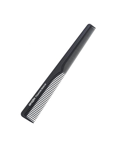 Парикмахерская расческа - гребень для стрижки волос комбинированная со скошенным краем Gressio