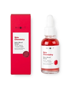 Отшелушивающая сыворотка с комплексом кислот и керамидами SKIN CHEMISTRY Ruby Blood Serum 30 Mixit