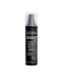 Масло макадамии для волос питательное и увлажняющее Macadamia Oil 50 Gosh