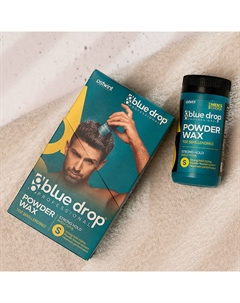 Пудра для укладки волос Strong Hold Blue Drop Powder Wax Ostwint professional