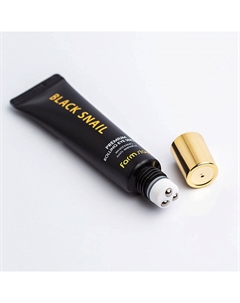 Сыворотка для кожи вокруг глаз антивозрастная с муцином улитки Black Snail 25 Farmstay