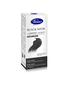 Маска для лица очищающая на основе бамбукового угля с эффектом пилинга и Детокс эффектом 40 Venus