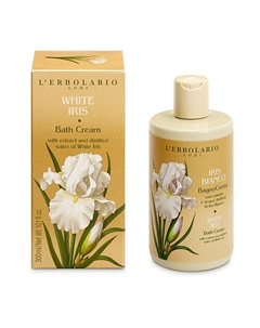 Крем-гель для душа и ванны "Белый Ирис" White Iris Bath Cream 300 L'erbolario