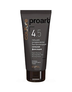 Гель для укладки волос быстросохнущий HAUTE COUTURE PROART cильная фиксация 100 Estel professional