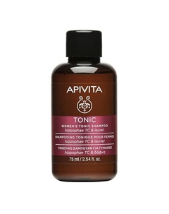 Тонизирующий шампунь против выпадения волос Hippophae & Laurier 75 Apivita