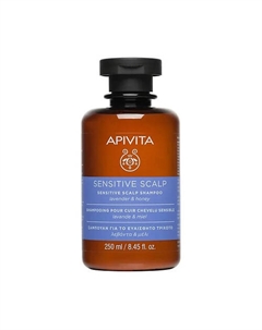 Шампунь для чувствительной кожи головы Sensitive Prebiotics & Honey 250 Apivita