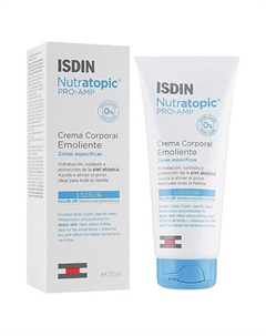 Крем для тела при атопическом дерматите Nutratopic Pro-AMP Emollient Cream 200 Isdin
