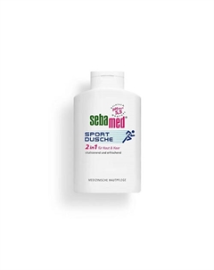 Cпортивный гель для мытья тела и волос Sport Shower Gel 2 in 1 400 Sebamed