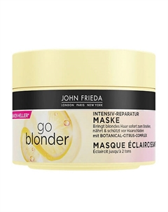 Осветляющая маска для блондинок Go Blonder Intensive Repair  250 John frieda