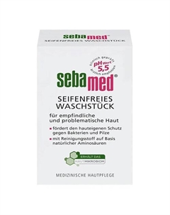 Кусковое мыло с витамином Е и пантенолом Seifenfreies Waschstuck 150 Sebamed