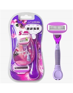 Бритва женская станок ComfortGlide с 2 сменными кассетами Infinity