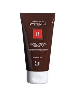 Шампунь биоботанический против выпадения и для стимуляции роста волос 75 System4