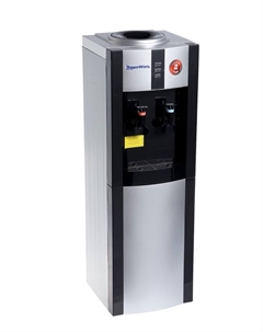 Кулер для воды AquaWork AW 16LDR, 700 Вт, нагрев, охлаждение до 12º С, 2 крана, серебристо-чёрный Aquawork