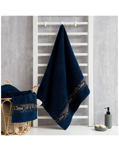 Полотенце махровое Love Life «Милитари» 70×130 см, цв. синий, 100% хлопок, 360 г/м² Lovelife