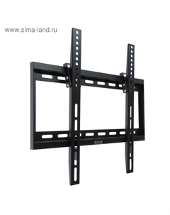 Кронштейн VLK TRENTO-34, для ТВ, наклонный, 26-65", 32 мм от стены, черный Vlk