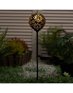 Светильник на солнечной батарее «», «Дамаск» 10×75 см, IP44, 1 LED, свечение тёплое белое Еврогарант