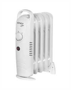 Обогреватель ENGY EN-1705, масляный, 500 Вт, 5 секций, белый Engy