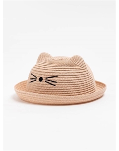 Шляпа для девочки «Кошечка», розовая, размер 50 Minaku