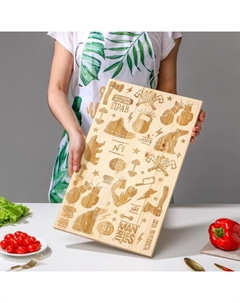 Доска разделочная «Уверенность», массив сосны, 50×30×2 см Дорого внимание