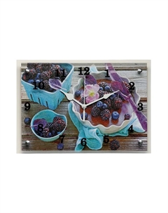 Часы настенные, серия: Кухня, «Ежевика», 25×35 см Сюжет