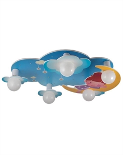 Люстра 1373/5 E27 40 Вт+ 25хLED подсветка 70×40×10 см Bayerlux