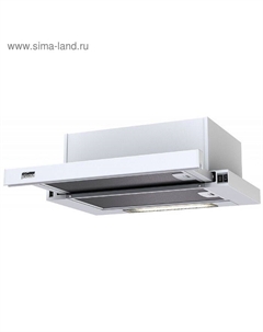 Вытяжка KRONA KAMILLA 500, встраиваемая, 390 м3/ч, 3 скорости, 50 см, белая Krona