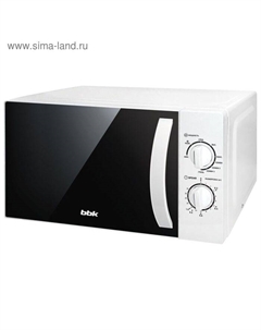 Микроволновая печь BBK 20MWG-738M/W, 700 Вт, 20 л, белая Bbk