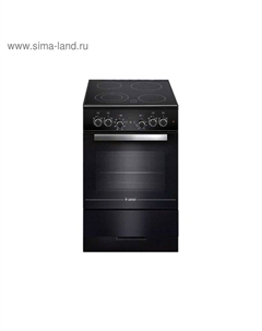 Плита Gefest 5560-03 0057, электрическая, 4 конфорки, 55 л, стеклокерамика, чёрная