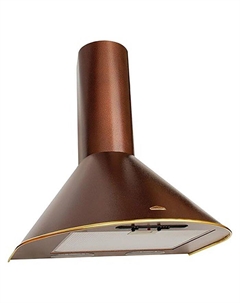 Вытяжка Elikor «Эпсилон» 60П-430-П3 Л, каминная, 430 м3/ч, 3 скорости, 60 см, медная/золотая