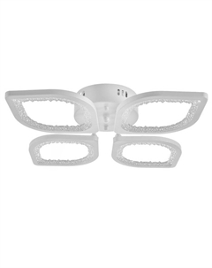 Люстра светодиодная Ромб 70Вт LED 2700-4200К белый 38х38х9,5см Галлоп