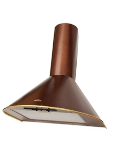 Вытяжка Elikor «Эпсилон» 50П-430-П3 Л, каминная, 430 м3/ч, 3 скорости, 50 см, медная/золотая