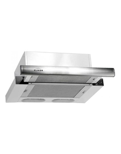 Вытяжка Elikor «Интегра» 60Н-400-В2Л1, встраиваемая, 400 м3/ч, 2 скорости, 60 см, серебристая