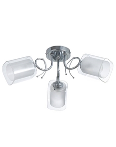 Люстра "Рамона" 3хЕ27 40т хром 50х50х25 см Bayerlux