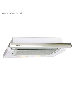 Вытяжка Elikor «Интегра» 50П-400-В2 Л, встраиваемая, 400 м3/ч, 2 скорости, 50 см, белая