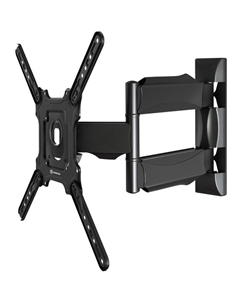 Кронштейн ONKRON M4, для ТВ, наклонно-поворотный, 32"-65", 55-500 мм от стены, черный Onkron