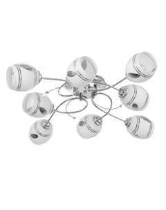 Люстра «Аннета», 8×40 Вт, Е27, хром, МОДЕЛЬ: 2800087 Bayerlux