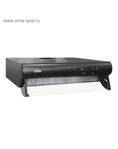 Вытяжка Elikor Davoline 60П-290-П3Л, плоская, 290 м3/ч, 3 скорости, 60 см, чёрная