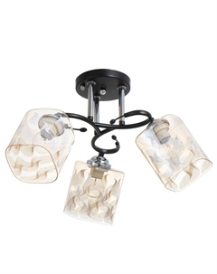 Люстра "Арнелла" 3хЕ27 40Вт чёрный 50х50х27 см Bayerlux