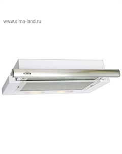 Вытяжка Elikor «Интегра» 60П-400-В2 Л, встраиваемая, 400 м3/ч, 2 скорости, 60 см, белая